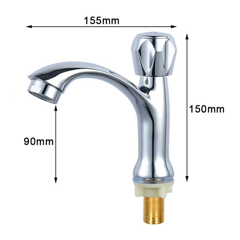 

Plastic Steel Single Cold Water Faucet Single Hole Public Toilet Cold Water Basin Faucet Plastic Faucet Single Cold Water Faucet A