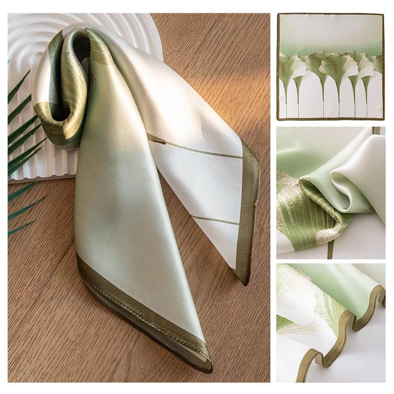 Womens Silk Scarf 2026 Fashion Square Mulberry Decorative Shawl Gift