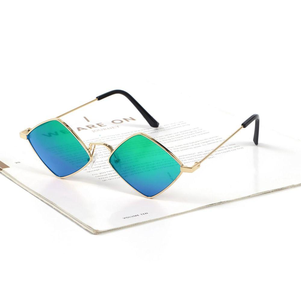 Quadrilateral Frame UV Protection Film Women's Sunglasses Men's Shades Diamond Shape Sun Glasses