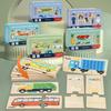 Cross-Border Children's Large Piece Wooden Puzzle - Early Education Fruit & Transport Theme