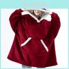 Multi-purpose Wearable Blanket With Front Pocket For Mobile Devices Perfect For Gift Giving