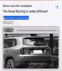 Haval Big Dog MC Sport Rear Spoiler - Glossy Black, No Drilling Needed