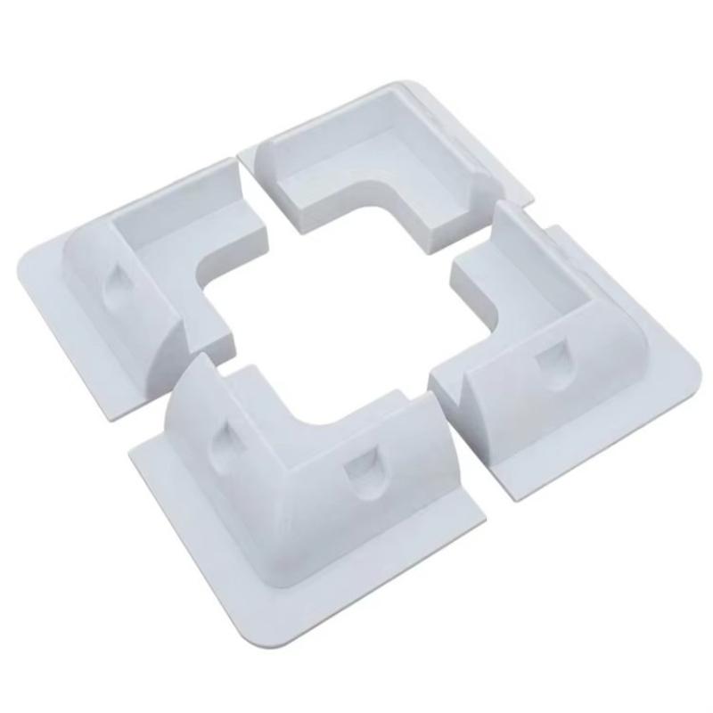 Soporte de Montaje para Panel Solar Instalado en RV Caravana Camper Cubierta de Yate Plástico ABS Impermeable Soporte Solar