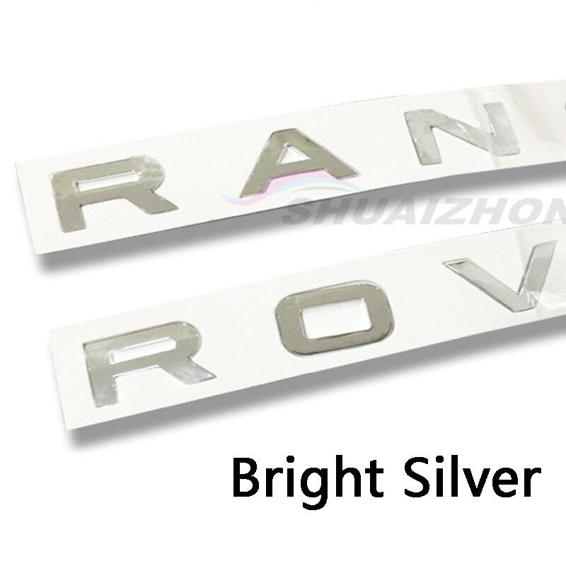 1 Stück 3D-Autoaufkleber vorne Kopfhaube hinten Kofferraum Stoßstange für Buchstabenbeschriftung Abzeichen Emblem Logo Außenzubehör