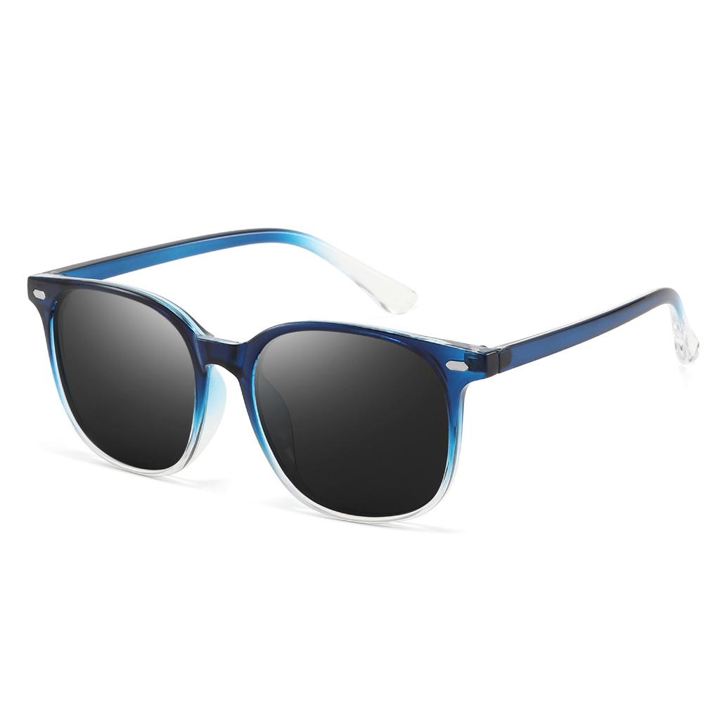 New polarized sunglasses, European and American retro fashion sunglasses, men's and women's colorful outdoor two-color rice nail glasses