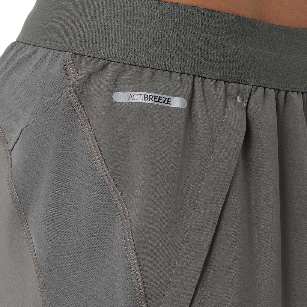 Running Wear ROAD 7IN SHORT 2011D248 020 L [ASICS] Men's (TRUFFLE GREY)