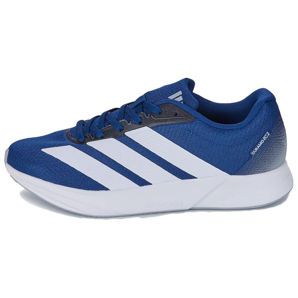 Adidas Duramo Rc2 Comfortable Versatile Breathable Lightweight Running Shoes Unisex Running Shoes Blue White JQ8077