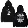 Hot Singer Tate Mcrae The Think Later World Tour Double Sided printed Sweatshirt Men women vintage pullover Unisex Fleece Hoodie
