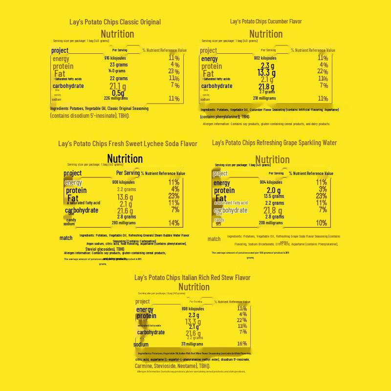 Lay's Potato Chips Snack Packs