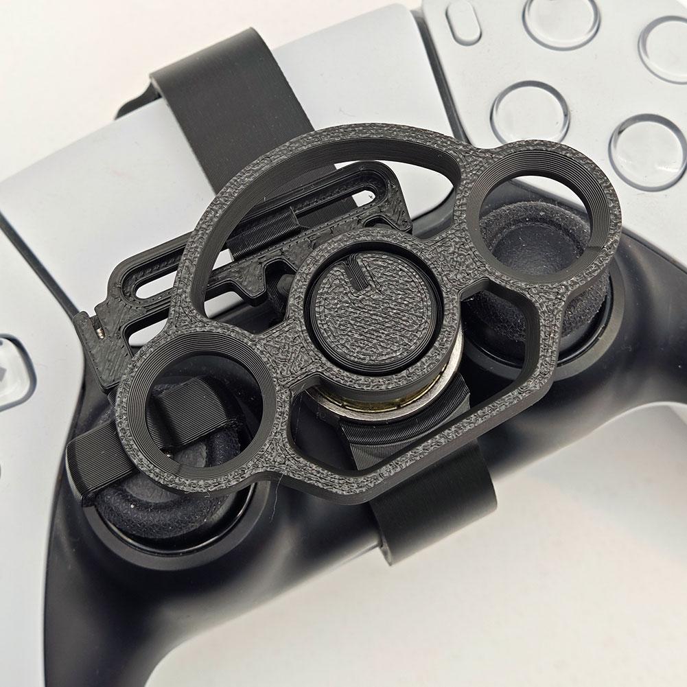 Mini 3D Printing Handle Steering Wheel For PS5 PS5 Slim Game Controller Auxiliary Replacement Gamepad Steering Wheel Accessories