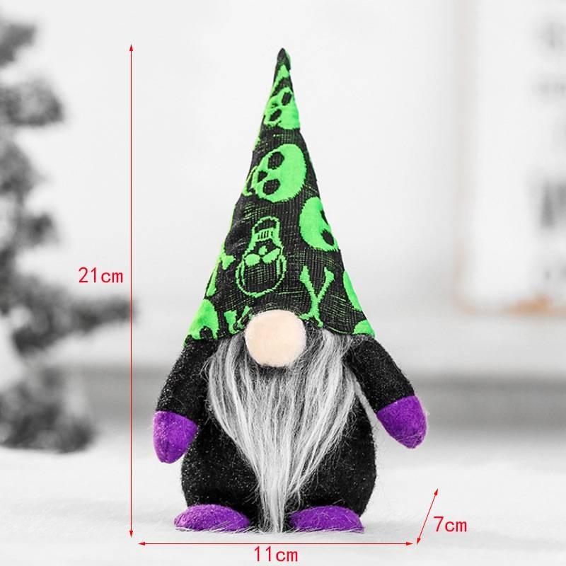 

Halloween Toys Dwarf Window Display Partys Scene Decorations Table Props Gift зелёный