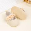 Cotton Sole Anti-slip Baby Shoes Moccasin Cute Flower Princess Girls Shoes Newborn Toddler First Walker Crib Shoes 0-18m