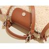 Ielgy Autumn Winter Lamb Bag Wool Bag All-Match One-Shoulder Messenger Dumpling Bag