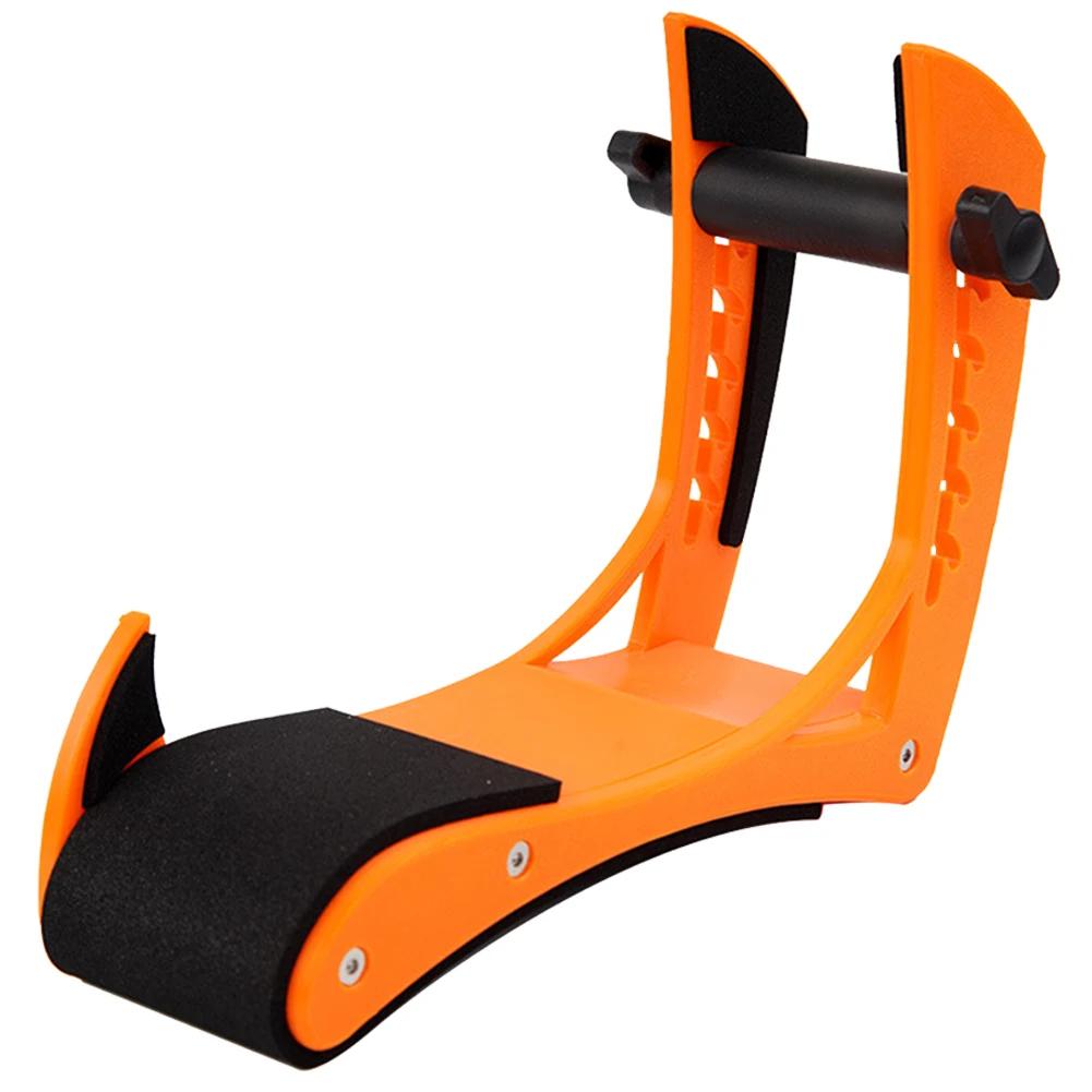 Регулируемая подставка для ноги гитары, износостойкий, эргономичный держатель для гитары, стойка-поддержка для электро-, классической и акустической гитар оранжевый