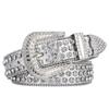 European and American Punk Rock Y2K Rhinestone Rivet Belts for Men and Women