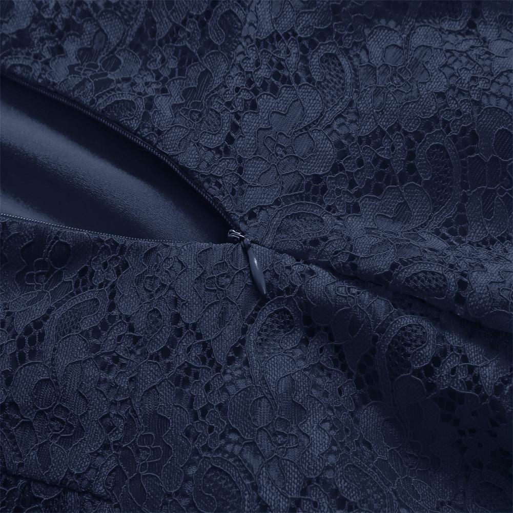 Ελαφί Γυναικείο Κρουαζέ Μπροστά Εκτός Ώμου Μπαρντό Φλοράλ Δαντέλα Skater Μίντι Φόρεμα Χορού Κοκτέιλ Φόρεμα για Επίσημο Πάρτι Παράνυφος Καλεσμένη Γάμου Περίσταση Σύνολο