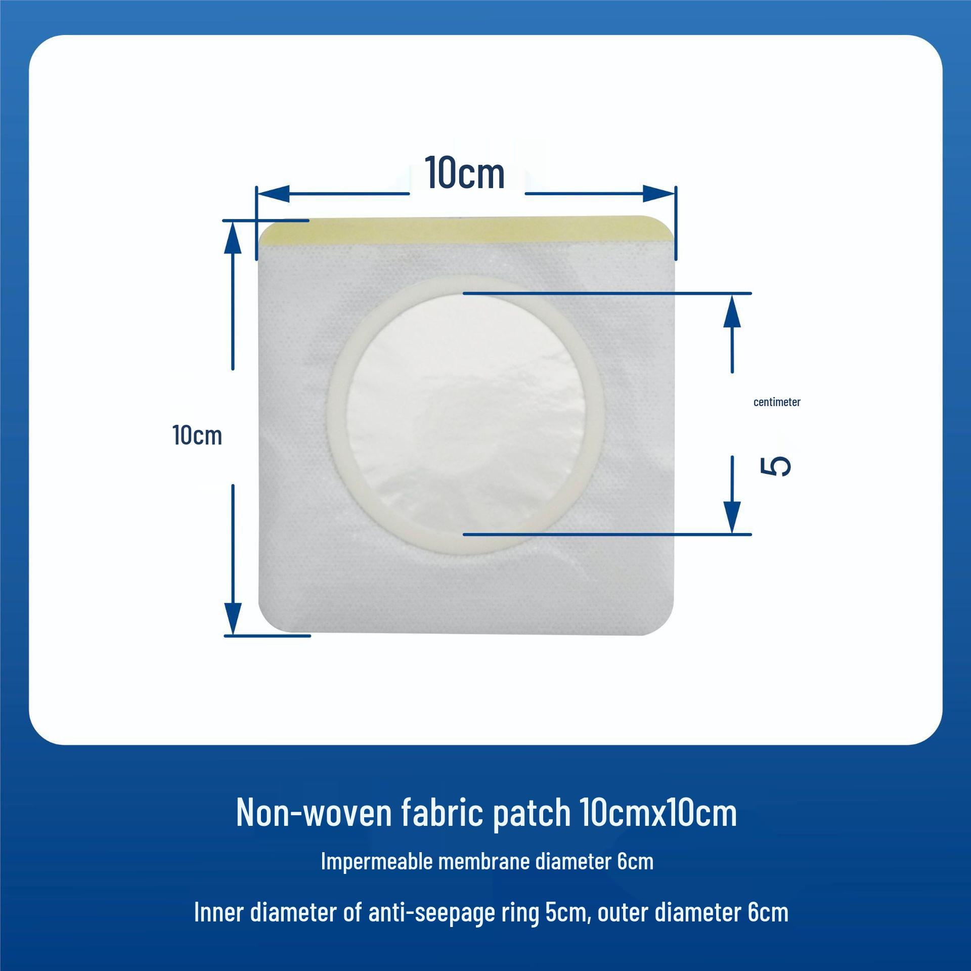 10×10 High Adhesion Non-woven Plaster Cloth Stickers - Durable Sanfu, Navel, and Medicine Paste Holder. Piece