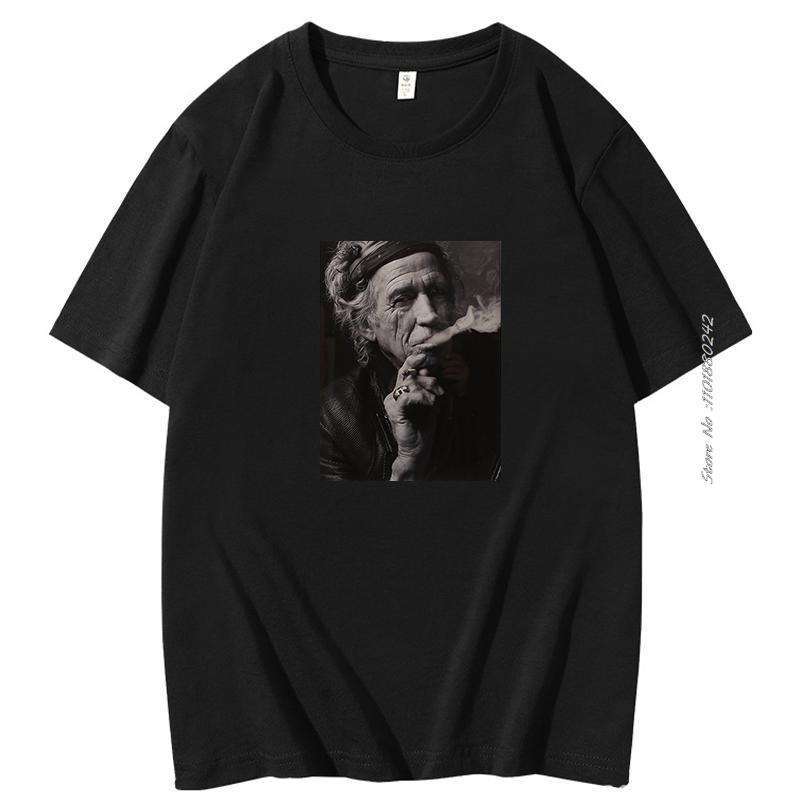 Keith Richards That Right It And Im Still Here Tshirt Men Fashion Trend Short Sleeve Tshirts Harajuku Retro Cotton Tshirt