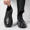 Men's Luxury casual leather shoes New Gentleman British Style Dress up party Black brown plus size Adult Derby Versatile
