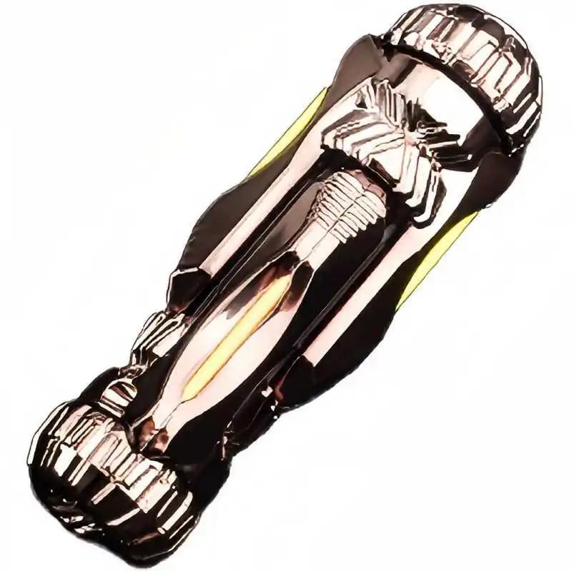 One-Touch Fire Alloy Mini Blaster Fidget Spinner Launcher with Safe Plastic Ammo Stress Relief Finger Toy Shooting Game Gift Set