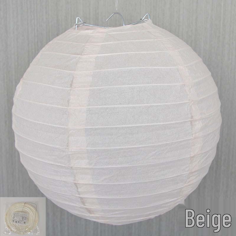Colorful Handmade Paper Lanterns for Mid-Autumn Festival - Red DIY Round Lanterns for Shopping Mall Decoration