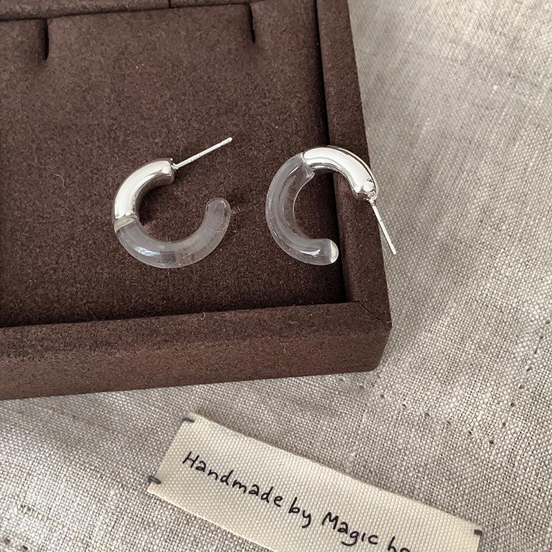 

Серьги-пусеты из прозрачной смолы с цветком и бантом – Элегантный, Высококлассный, Универсальный женский модный аксессуар