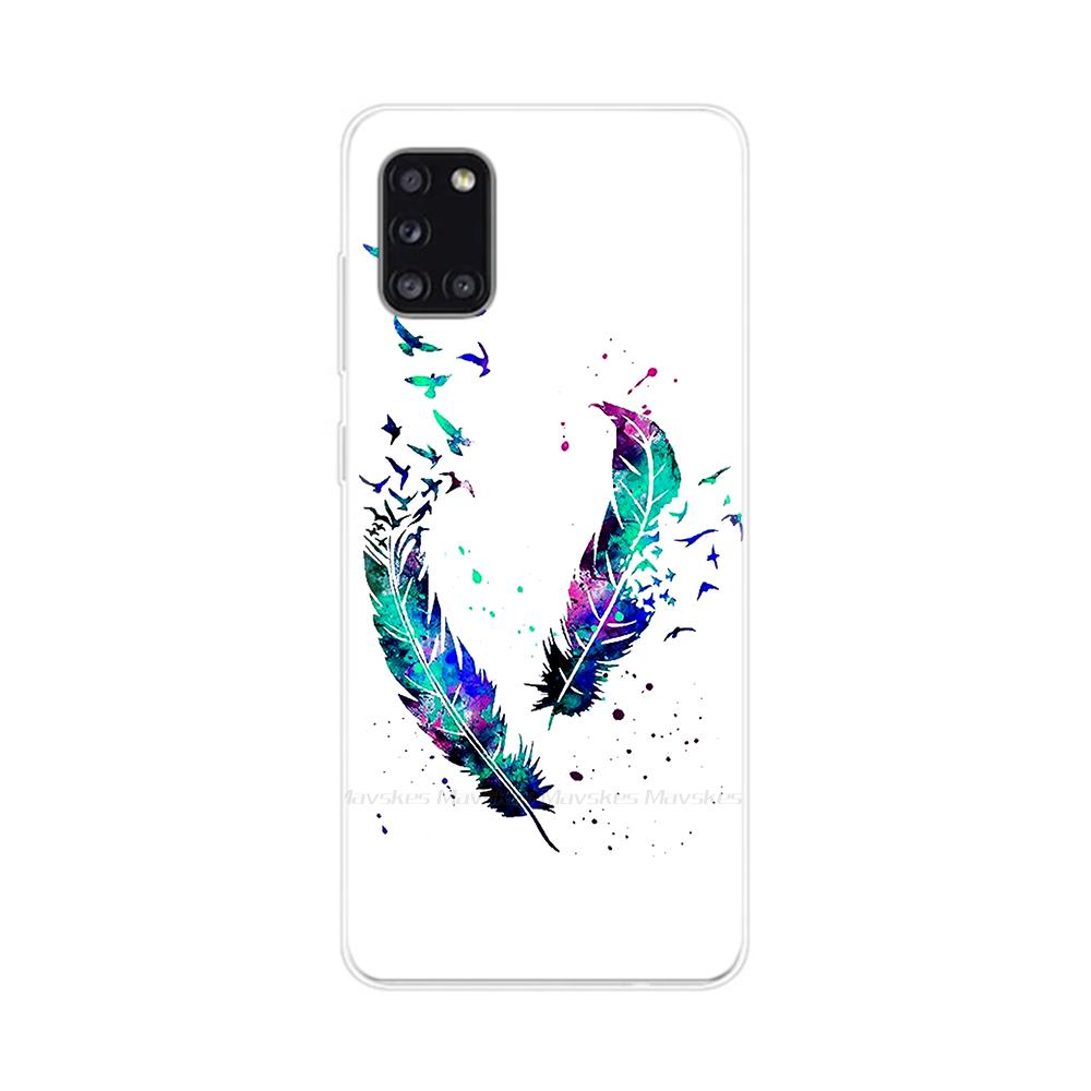 For Samsung Galaxy A31 Case Soft TPU Silicon Case For Samsung A31 A 31 SM-A315F Silicone Back Cover For Samsung A31 Phone Case