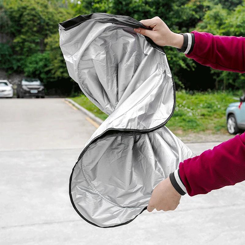 For Jeep Jeep Car Windshield Sun Shade Visor UV Protection Shield For Jeep Renegade Compass Grand Cherokee Wrangler Patriot L