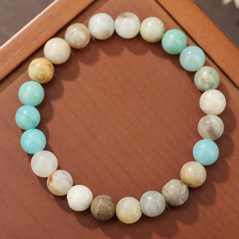 Bracelet Élastique Tigre Oeil en Cristal Européen, Bijoux en Perles de Pierre Naturelle