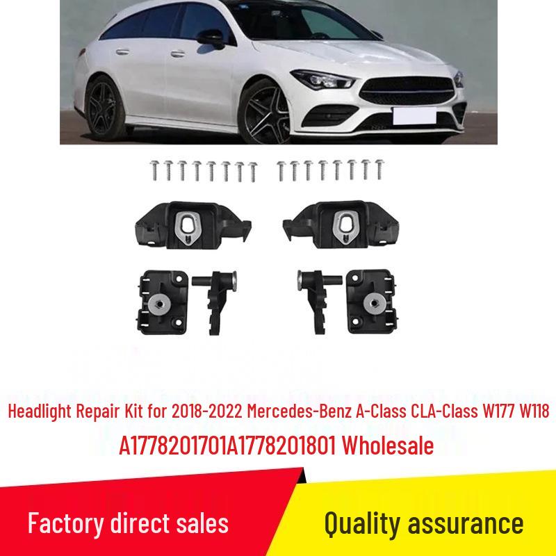 

Mercedes A-Class CLA-Class Headlight Repair Kit (2018-2022, W177/W118, A1778201701/1801) A1778201701 - Left Side
