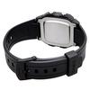 CASIO Standard Digital Mens Wristwatch W-800H-1BV Black Reverse LCD Overseas Model