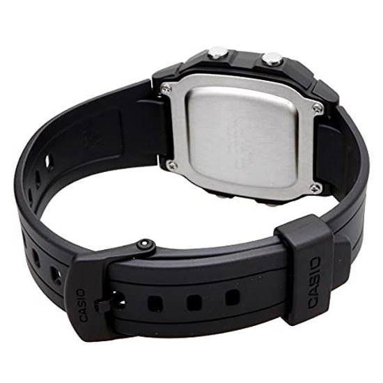 CASIO Standard Digital Mens Wristwatch W-800H-1BV Black Reverse LCD Overseas Model