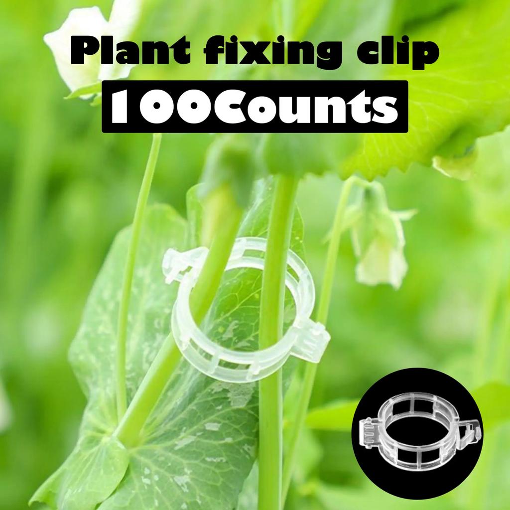 Plant Vine Clips 100pcs Adjustable Plant Support Clips for Securing Vines Seedlings and Stems Suitable for Garden and Greenhouse Use
