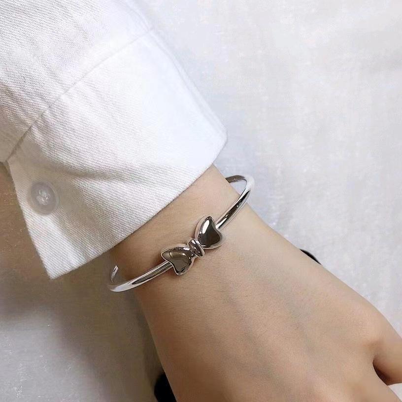 Simple Glossy Bow Bracelet Ins Trendy Temperament Fashion Bracelet Girlfriend Student