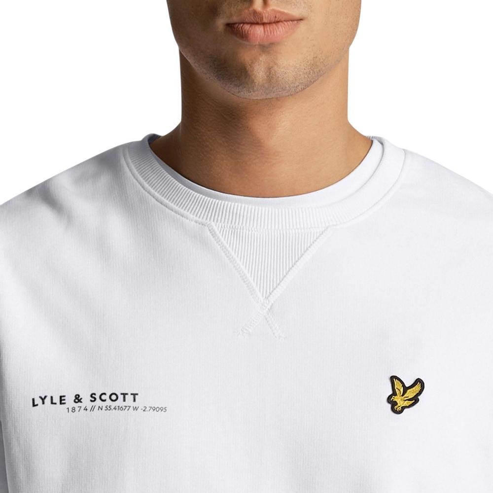 Lyle & Scott Mens Co-Ordinate Print Crew Neck Sweatshirt