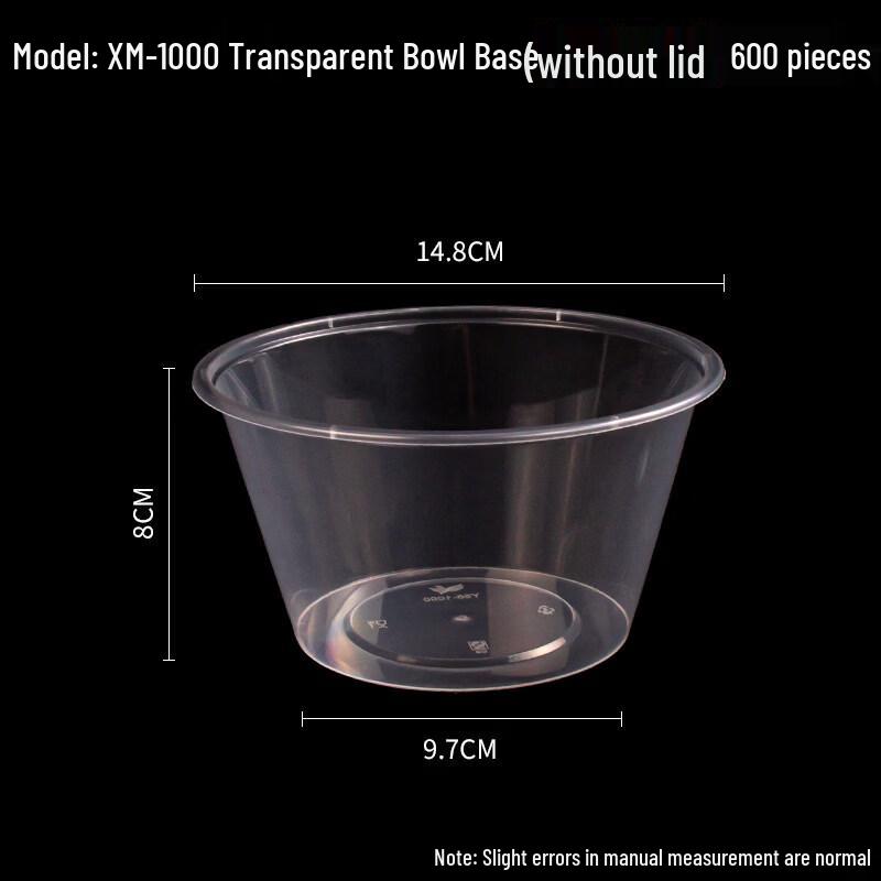 Disposable Food-Grade Round Takeaway Bowls