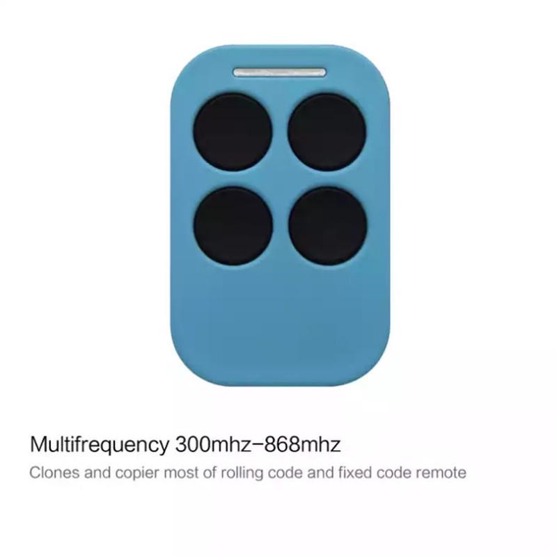 Universal Multi-Frequency Garage Door Remote Control, 280-868MHz, compatible with 310/315/433/868MHz systems.