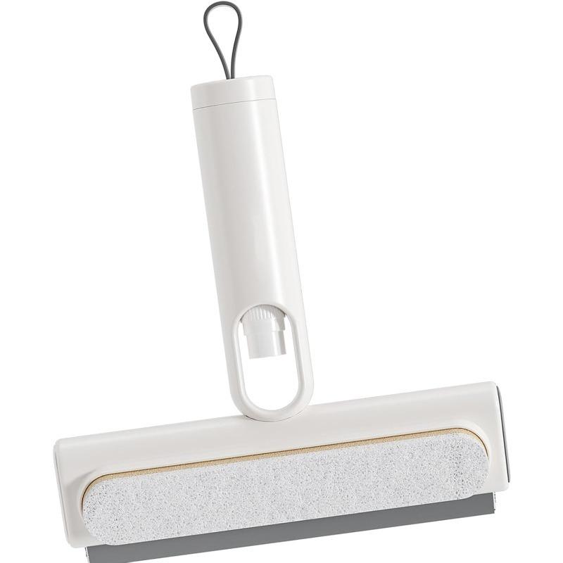 Professional Window Device with Internal Fluid Distribution Mechanism and Ergonomic Handle for Home Offices Use Microfiber Window Scrubber 1PCS
