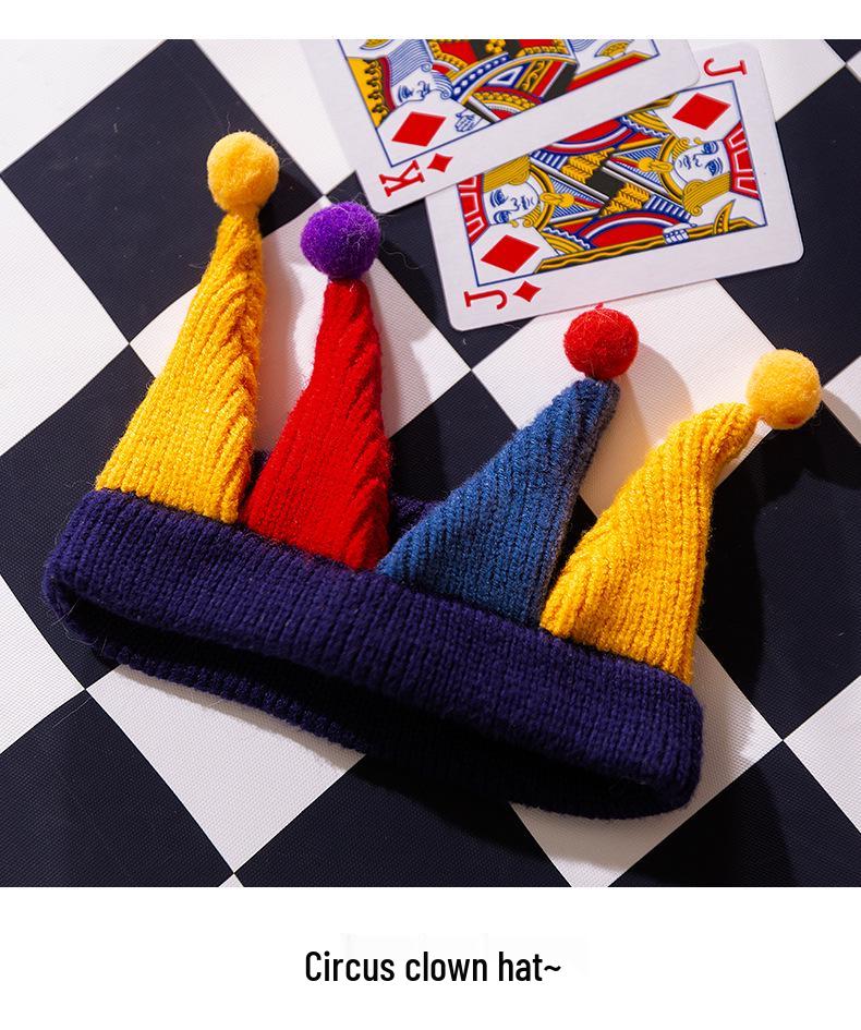 Autumn/Winter Warm Knitted Cat & Small Dog Sweater with Pompoms