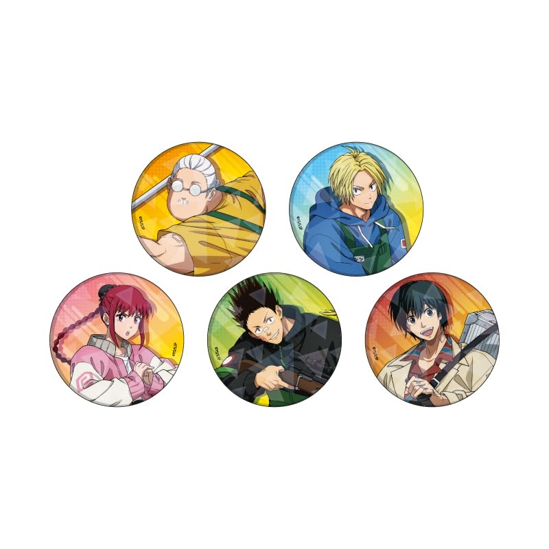 

SAKAMOTO DAYS 02 Regular Costume Ver. [Original Illustration] Holographic Can Badge [57mm] Box of 5