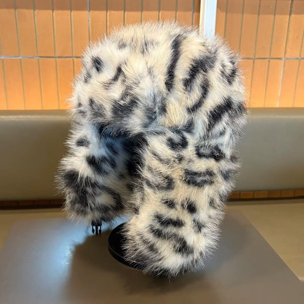 Thickened Winter Hat Windproof Earflap Hat Soft Faux Fur Hat Unisex