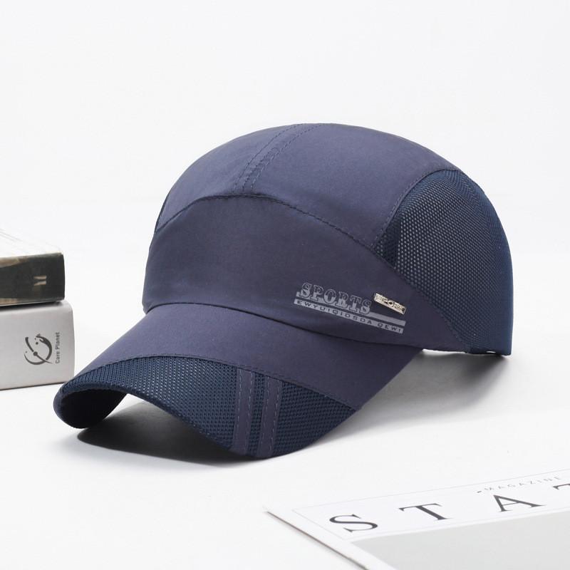 Summer Baseball Cap For Men With Sun Protection And Breathable Polyester Fabric