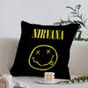 Rock Classic N-Nirvana Band Cushion Cover Pillow Cover Decor Pillowcase Printed Cushion Case For Couch