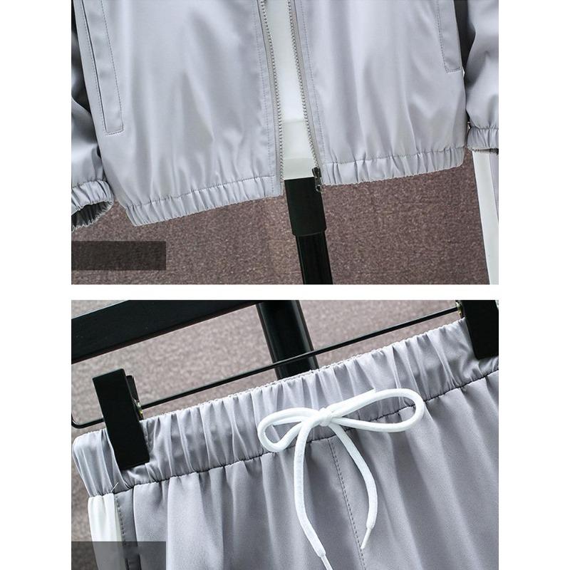 Men Tracksuit Two Piece Set Men'S Sets Sportswear Spring Autumn Jacket+Pants Casual Sports Suit Men Clothing Hip Hop