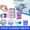 Toilet Bowl Cleaner Tablets Deep Cleaning Washer Deodorant Cleaning Agent Pills Toilet Tank Cleaners Remove Urine Stains Odor