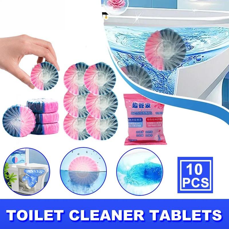 Toilet Bowl Cleaner Tablets Deep Cleaning Washer Deodorant Cleaning Agent Pills Toilet Tank Cleaners Remove Urine Stains Odor