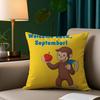 Good Night George The Curious Monkey Pillow Case Short Plush Print Cushion Cover Square Throw Pillow Covers Sofa Home Decor