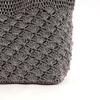 Cuco Metallic Knit Tote Bag 2513112001 Silver (906)