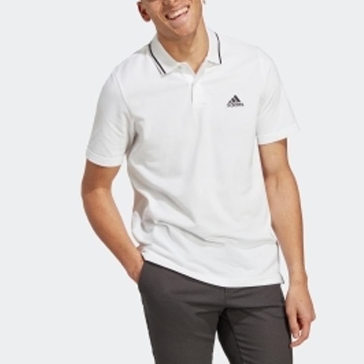 adidas ESSENTIALS Polo Shirt Men's White IC9315