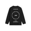 Li Ning CF Su Series Letter Pullover Long Sleeve Sweatshirt Unisex Sweatshirt Black AHST945-1